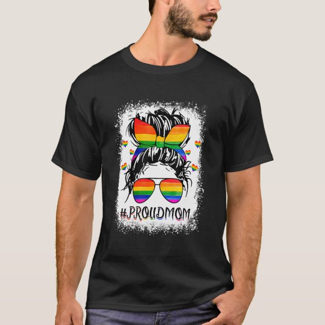 Camiseta Mulher Livre Mãe Abraça Orgulho LGBT Correspondend (Frente)