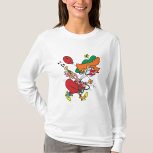 Camiseta Mulher Louca Correndo como Palhaço