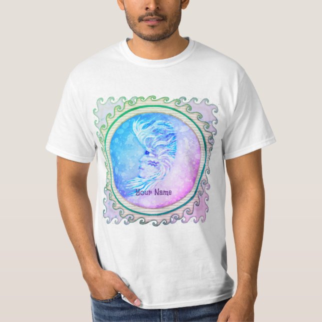 Camiseta Mulher Lua de Aquário  (Frente)