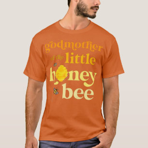 Camiseta Mulher Madrinha do Aniversário de Abelhas Pequenas