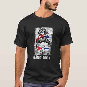 Camiseta Mulher: Mãe Cubana Mãe Mãe De Cuba
