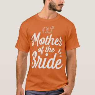 Camiseta Mulher Mãe da noiva Engraçado Casamento Bridal Sa