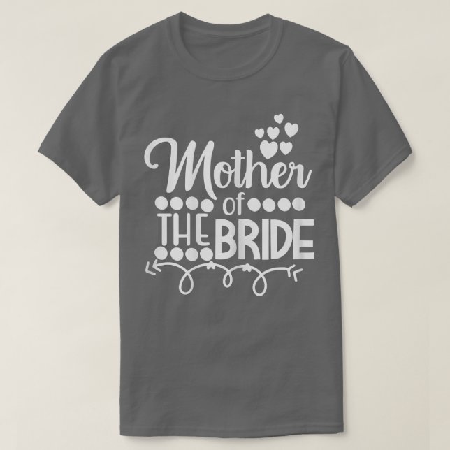 Camiseta Mulher Mãe do Casamento da Filha da Noiva ou Bac (Frente do Design)