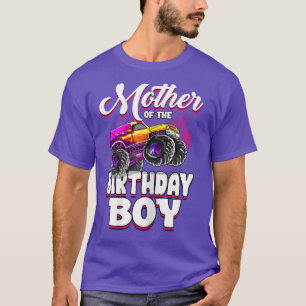 Camiseta Mulher Mãe Do Garoto Monstro De Aniversário Mo