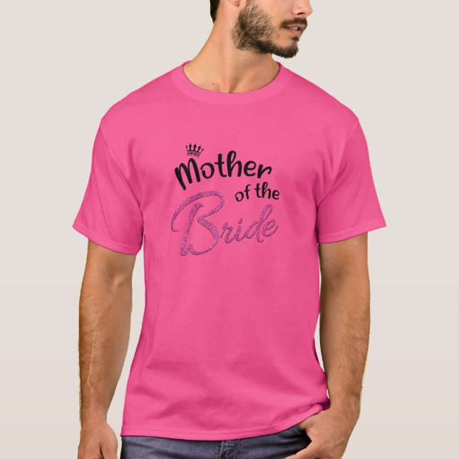 Camiseta Mulher Mãe Mãe Festa de solteira da Família Bridal (Frente)