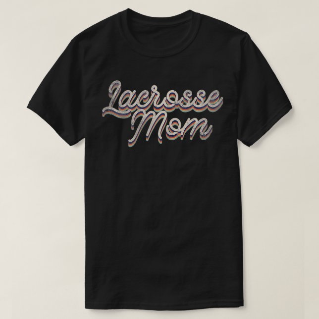 Camiseta Mulher Mãe Mãe Lacrosse Jogador de Lacrosse Presen (Frente do Design)