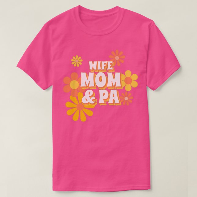 CAMISETA MULHER MÃE PA, ASSISTENTE MÉDICO, COTAS TIPOGRÁFIC (Frente do Design)