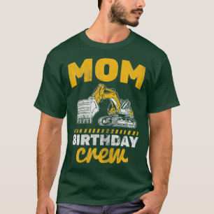 Camiseta Mulher: Mãe Tripulante Escavadora de Construção de