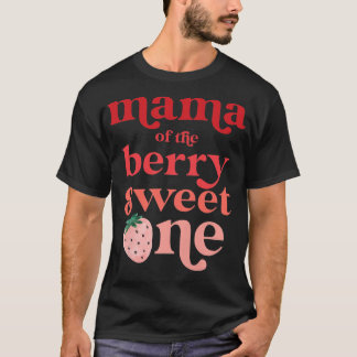 Camiseta Mulher Mama do Berry Sweet One Strawberry Firs