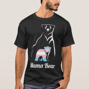 Camiseta Mulher: Mama Ursa LGBTQ Transgênero Criança Transg