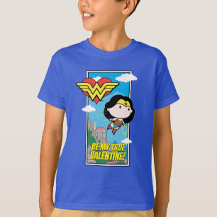 Camiseta Mulher Maravilha Chibi - Seja Meu Namorados Verdad