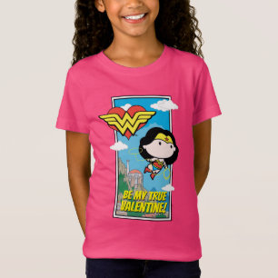 Camiseta Mulher Maravilha Chibi - Seja Meu Namorados Verdad
