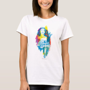 Camiseta Mulher Maravilha Colorida 1