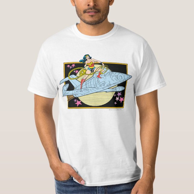 Camiseta Mulher Maravilha com Jet (Frente)