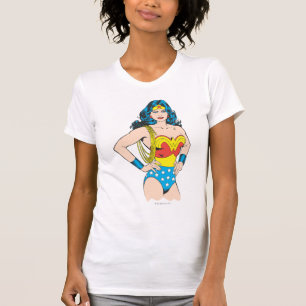 Camiseta Mulher Maravilha Dose de Vintage com Laço