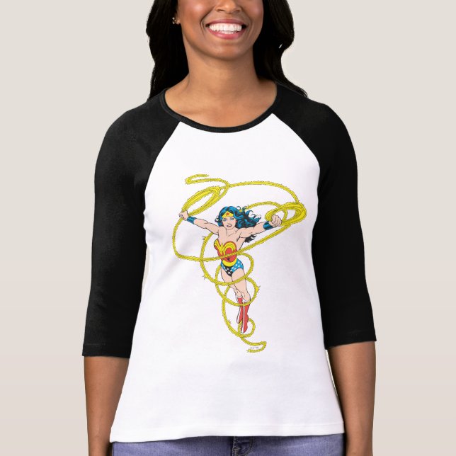 Camiseta Mulher-Maravilha em Laço (Frente)