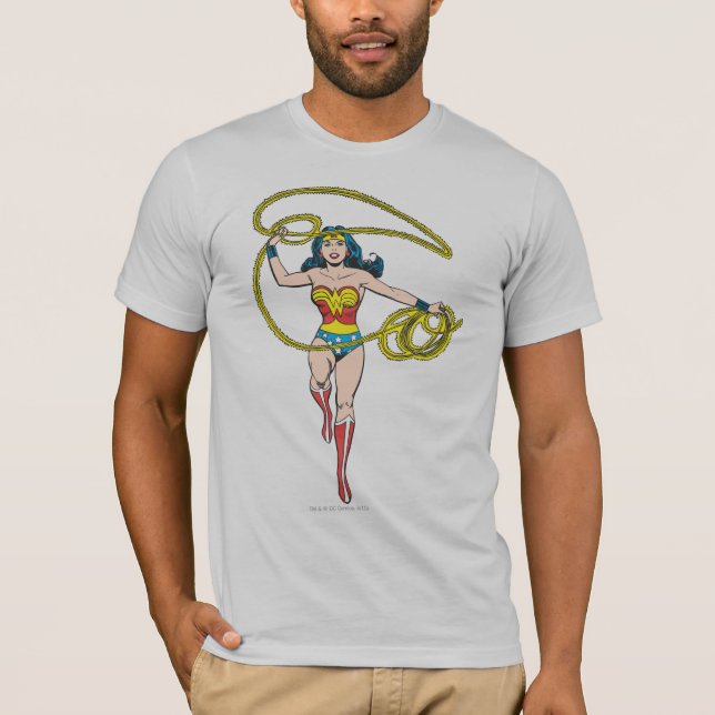 Camiseta Mulher Maravilha Laço sobre a Cabeça (Frente)