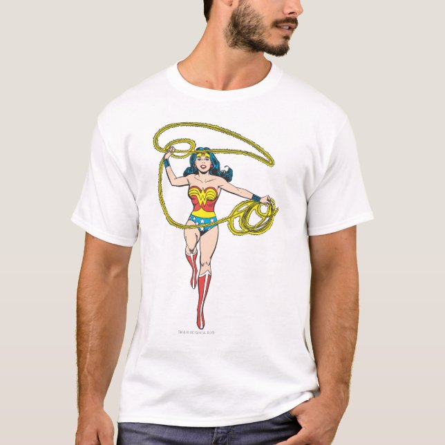 Camiseta Mulher Maravilha Laço sobre a Cabeça (Frente)