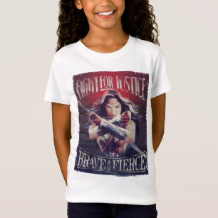 Camiseta Mulher Maravilha luta pela justiça