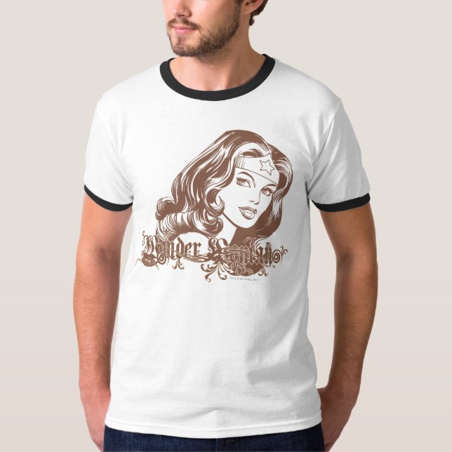 Camiseta Mulher Marrom (Frente)