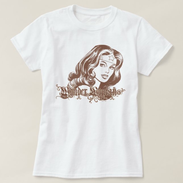Camiseta Mulher Marrom (Frente do Design)