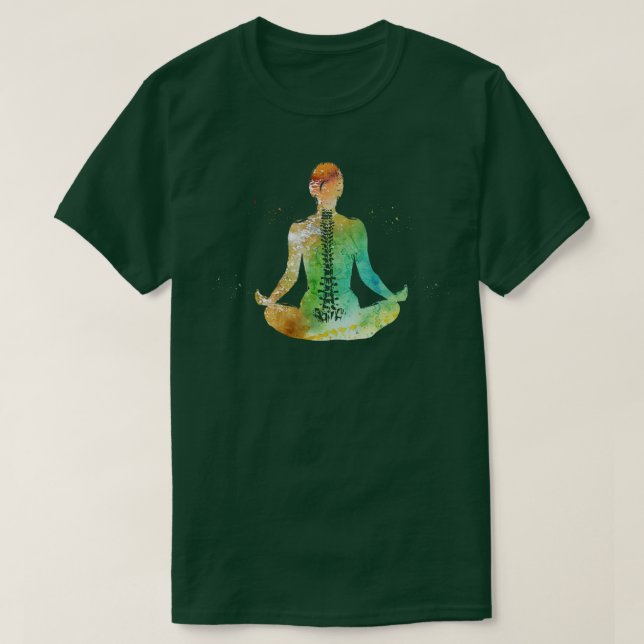 Camiseta Mulher Meditante 2 (Frente do Design)