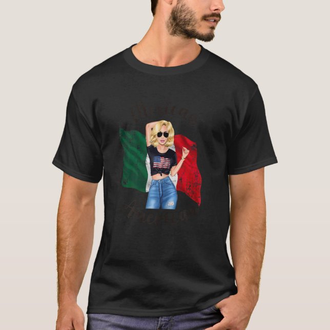 Camiseta Mulher: Meia-Americana Mulher Mexicana Sas (Frente)