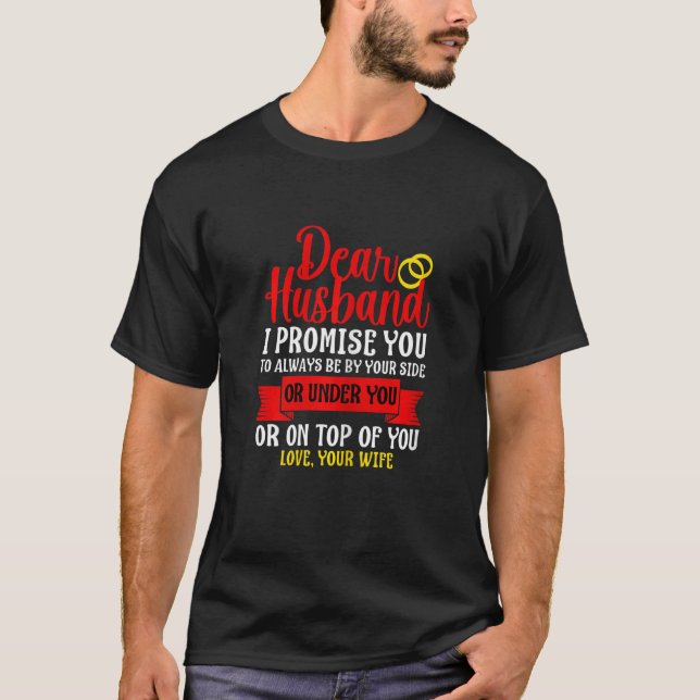 Camiseta Mulher: Melhor Aniversário Da Esposa Do Marido Ao  (Frente)