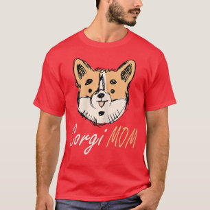 Camiseta Mulher Melhor Corgi Mãe Proprietária De Cachorro,