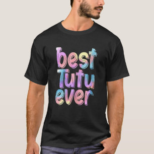 Camiseta Mulher: Melhor Dia de as mães De Tutu