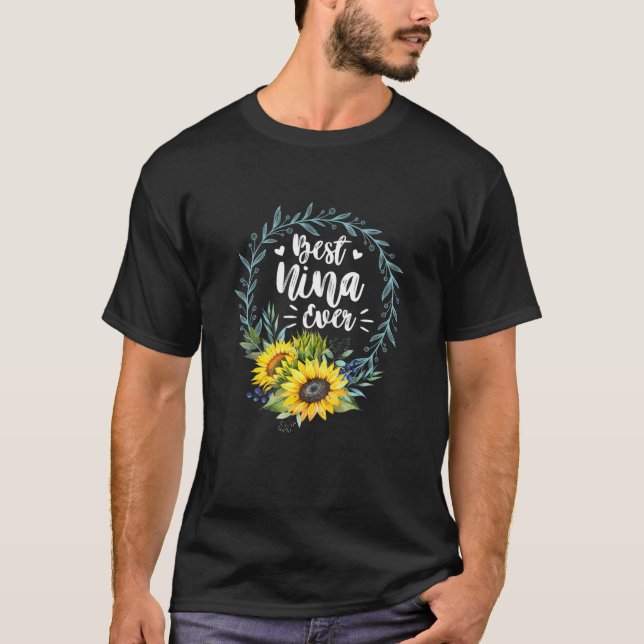 Camiseta Mulher: Melhor Dia de as mães Nina Nunca (Frente)