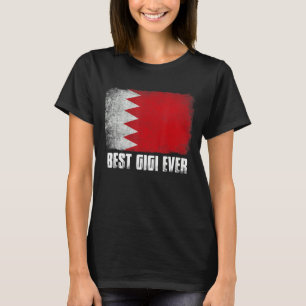 Camiseta Mulher melhor Gigi nunca Bahrain Flag Patriótica M