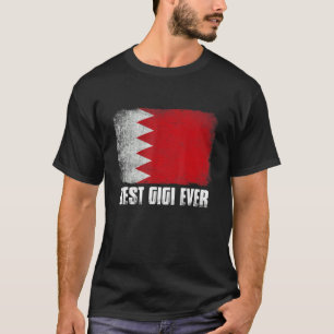 Camiseta Mulher melhor Gigi nunca Bahrain Flag Patriótica M