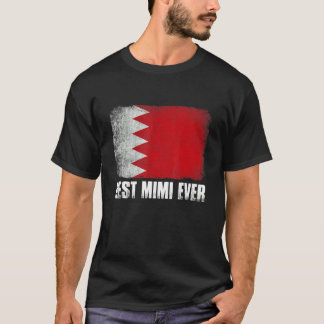 Camiseta Mulher Melhor Mimi Nunca Bandeira Bahrain Mãe M