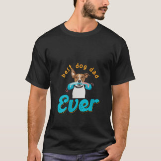 Camiseta Mulher Melhor Pai De Cachorro Alguma Vez Engraçado