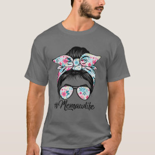 Camiseta Mulher Memória Vida Mensal Cabelo Maluco Mulher Fl