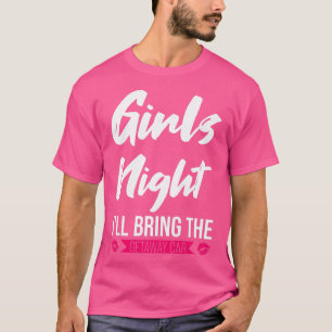 Camiseta Mulher Meninas noite Eu trarei a festa do carro de