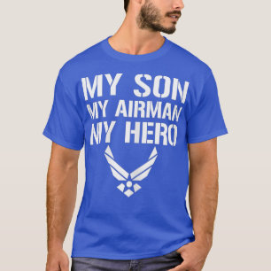 Camiseta Mulher Meu Filho Meu Avião Meu Herói Família Pa