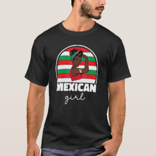 Camiseta Mulher Mexicana Forte Para Mulheres Mexicana Bande