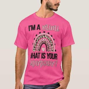 Camiseta Mulher Mimi Superpotência Mimi Avó Apreciação