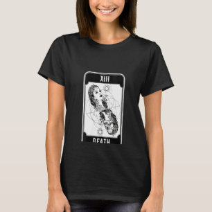 Camiseta Mulher Morte Tarot Card Witchcraft Womens Turnando