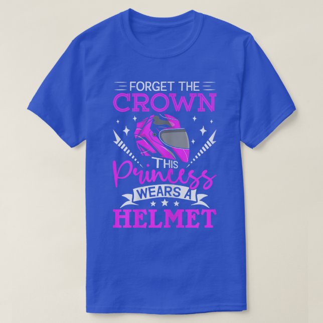 Camiseta Mulher: Motociclista diz Forge (Frente do Design)