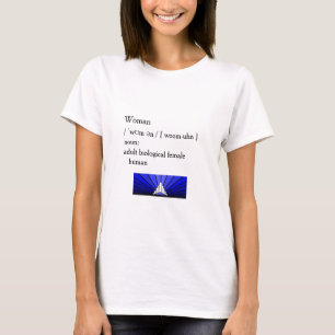 Camiseta Mulher: Mulher biológica adulta T-Shirt humana