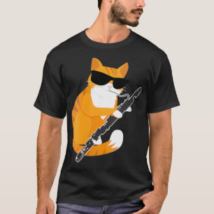 Camiseta Mulher: Música Fofa, Óculos de sol, instrumen musi