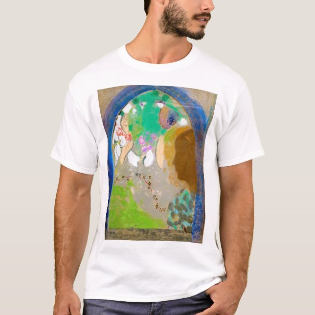 Camiseta Mulher na janela, Redon (Frente)