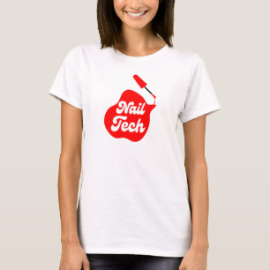 Camiseta Mulher Nail Technician Unhas Tech Pedicure Beauty