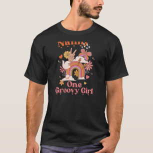 Camiseta Mulher Nanny One Groovy Girl Boho Hippie Retro Rai