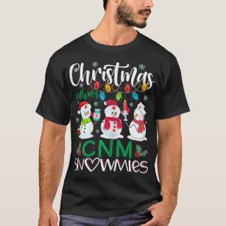 Camiseta Mulher Natal Com Minha Enfermeira de Neve, Stetho