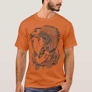 Camiseta Mulher Nativa Americana