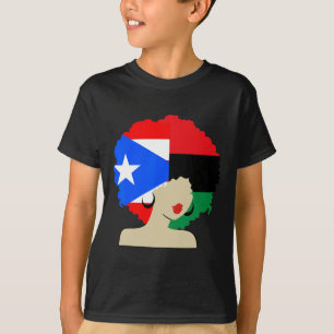 Camiseta Mulher Negra Africana Rica Orgulho do Cabelo Afro